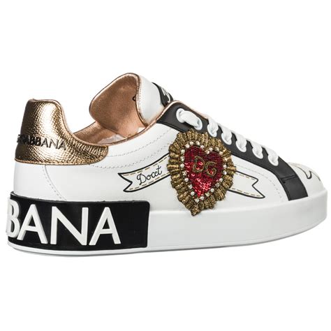 sneakers dolce gabbana con maxi logo|dolce gabbana sneakers for women.